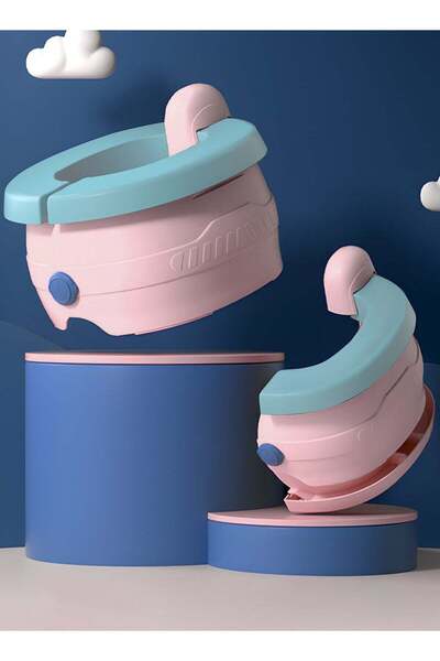 BAYBEE - Kids Weezy Foldable Potty Seat Chair - Pink