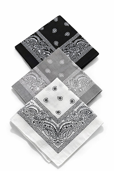 REBBEX Ethnic Pattern 3-Piece Bandana Set