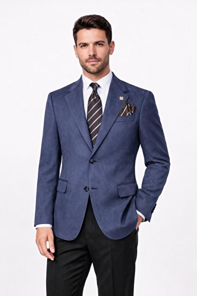 ilayda emir Blazer, Slim Fit, 6 Drop, 2 Düğmeli, Erkek Ceket