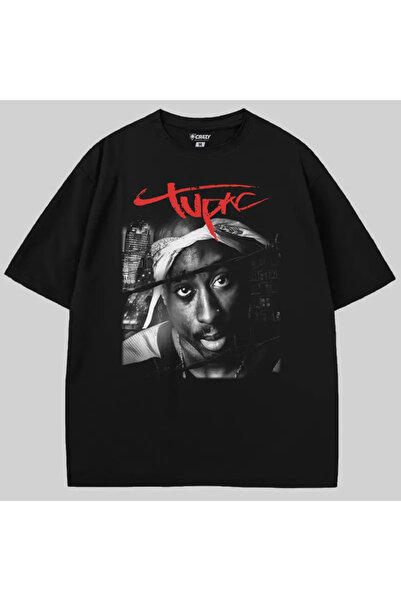 Crazy Μπλουζάκι Tupac oversized