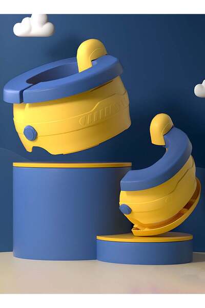 BAYBEE - Kids Weezy Foldable Potty Seat Chair - Yellow