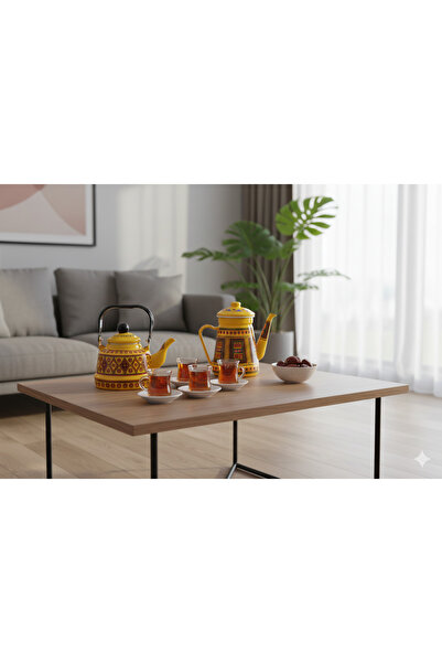 Generic Traditional decorative teapot and coffee pot set