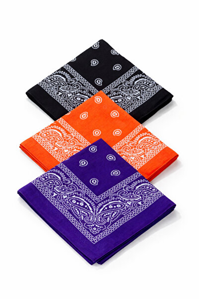 REBBEX Ethnic Pattern Bandana Set of 3