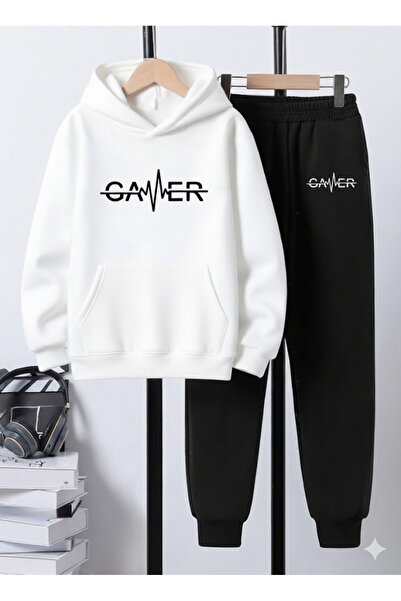 PENTHİLUS Male Player Gamer Tracksuit Set - Oversized Two-Piece Set