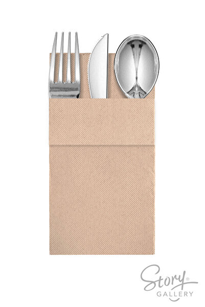 Story مناديل ورقية ملونة بنمط Air Touch مقاس 40×40 سم، طبقتين، 20 قطعة، 1/8 جيب