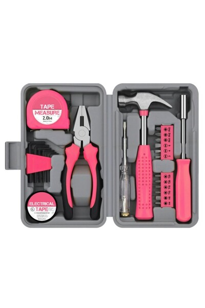 Flippy 24-piece Household Tool Set, Flippy, Plastic and Metal, 20 x 12.5 x 3 ...