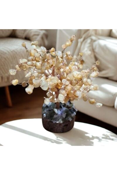 evivaworld El Yapımı Doğal Taşlı Hayat Ağacı Doğal Taş Huzur Pozitif Enerji K...