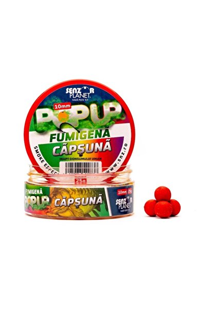 Senzor Planet POP-UP FUMIGENA CAPSUNA (ROSU) 10mm 25g