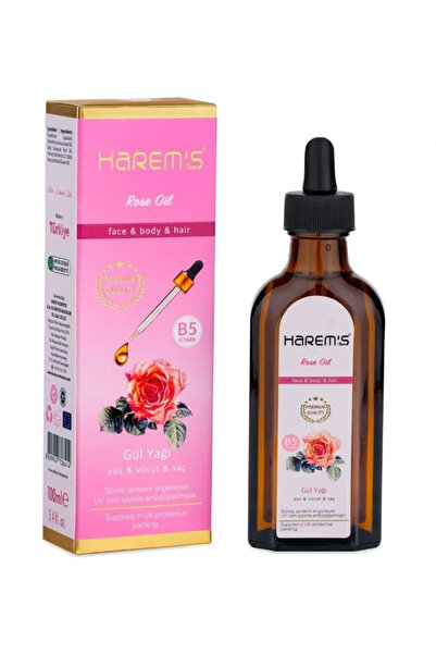 HAREM'S Soothing Oil with Rose Oil for FACE, HAIR, BODY 100ml