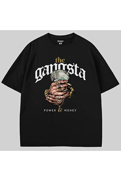 Crazy Το μπλουζάκι Gangsta oversized