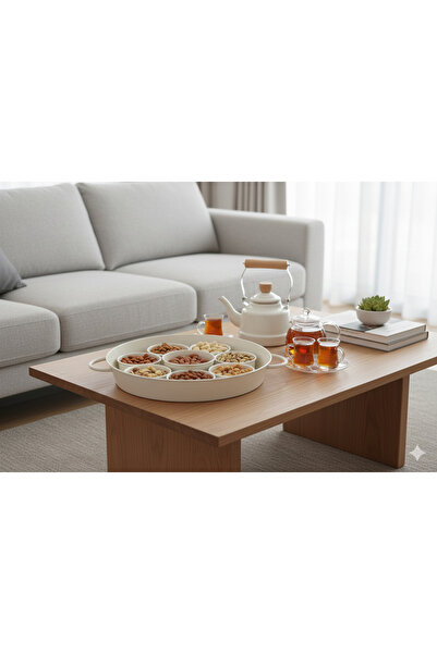 Generic Breakfast tray with metal teapot – a practical and elegant serving set