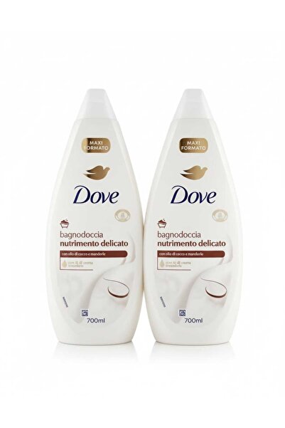 Dove Pack of 2X Nutrimento Delicato shower gel, 700 ml