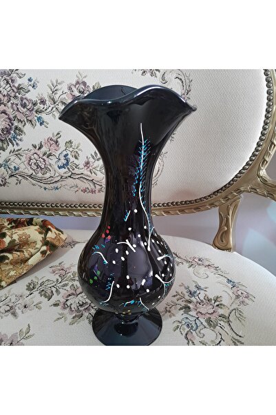hatıralar Antika El Yapımı Murano Cam Vazo