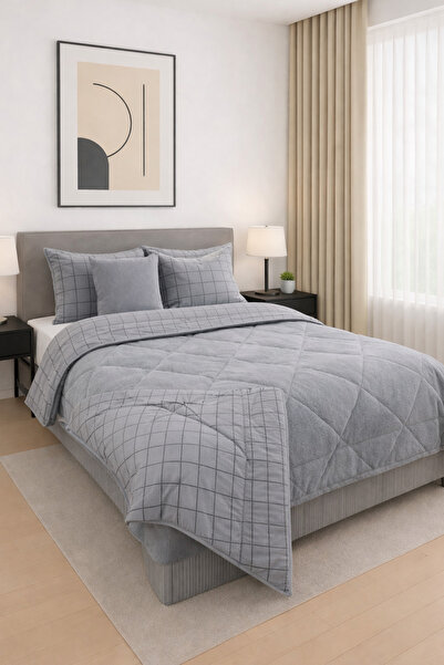 sternen glanz New Veloria Pamuklu Desenli Çift Taraflı Wellsoft Çift Kişilik ...