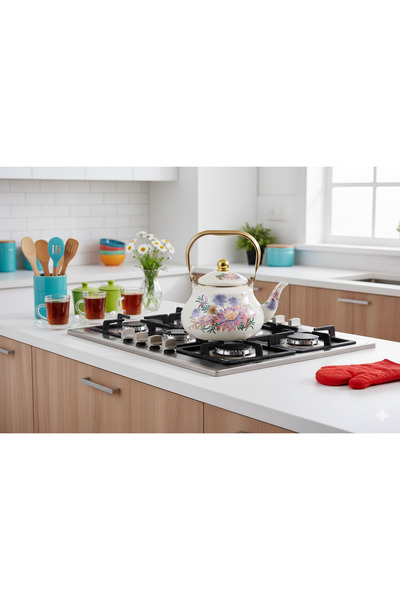 Generic Elegant floral teapot, 2 liters