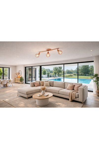 Eglo Bar spotlight ZAPATA 95547 3xG9 LED 3W IP20 copper/white glass 3000K 960...