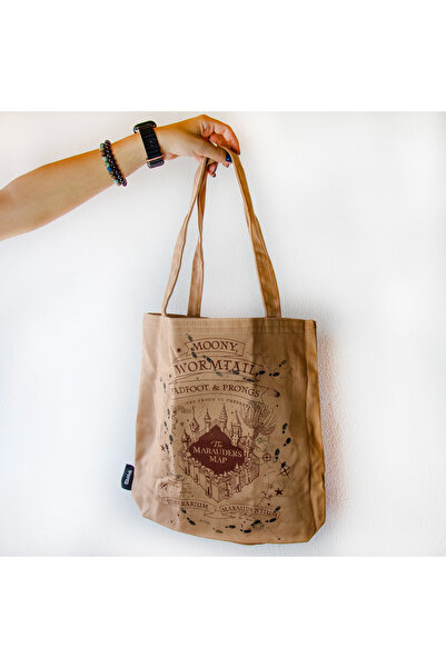 Space Harry Potter Harita Gabardin Bez Çanta