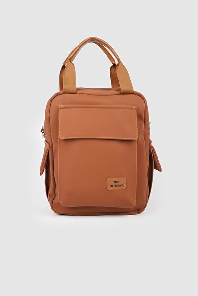 Store Lancy Model Satin Multi-Compartment Women's Backpack