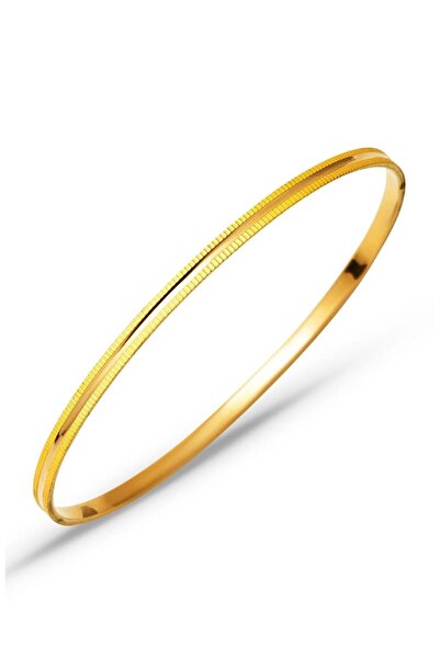 Agora Kıymetli Madenler 22 Ayar 18 gram Ray Oluklu Ajda Yatırımlık Bilezik