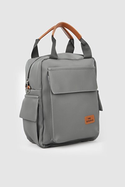 Store Lancy Model Satin Multi-Compartment Women's Backpack