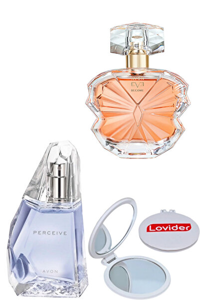 AVON Perceive Kadın Parfüm EDP 50ml + Eve Become Kadın Parfüm EDP 50ml + Lovi...