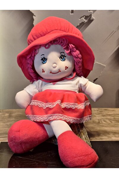 SAAY AKSESUAR SUNA KIRMIZI ŞAPKALI BEZ BEBEK 50 CM