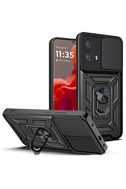 Tech-Protect Husă CamShield Pro pentru Motorola Moto G85 5G - Neagră