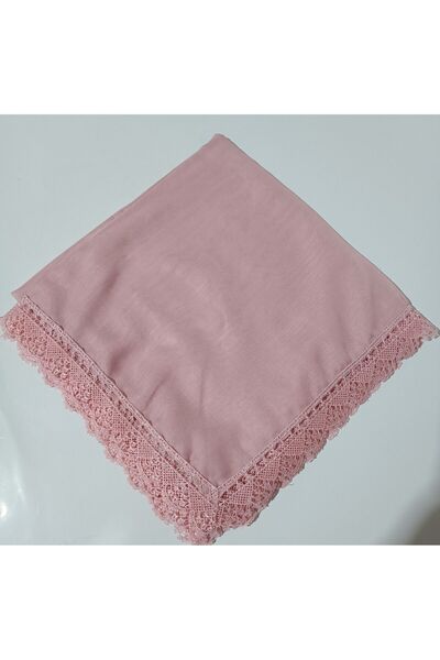 Valenia Hazır İğne Oyalı Düz Namazlık Mevlüt Örtüsü Yazma Tülbent Eşarp