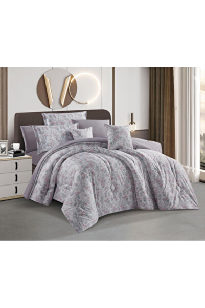 Jinan sa Lavender cotton bedspread - Single and a half size 120x200 cm, 5-pie...