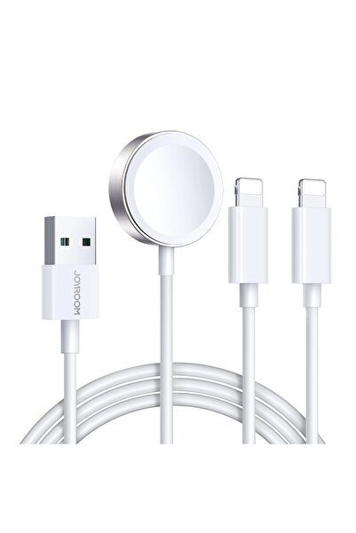 Joyroom 3-in-1 Charging Cable with Wireless Charger for Apple Devices