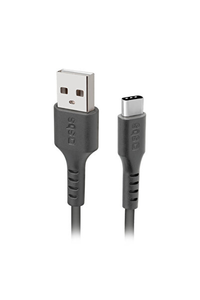 SBS Cablu de date și încărcare TECABLETC220K USB-A la USB-C 2 m - Negru