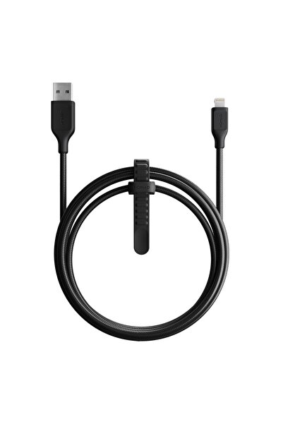 Nomad Cablu Sport USB la Lightning 2 m - Certificat Apple MFi, Negru