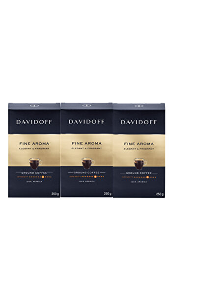 Davidoff Fine Aroma Ground Coffee 250 g - 3 pcs (3 packs)