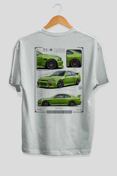 Ankhises Σειρά Car Series (21) Μπλουζάκι με στάμπα στο πίσω μέρος, λευκό, ove...