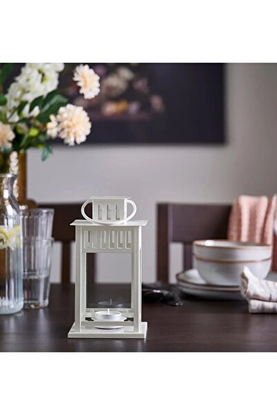 TEZPAZAR Borrby Asılabilir Fener Mumluk Yükseklik 20 Cm Dekoratif Tealight Mu...