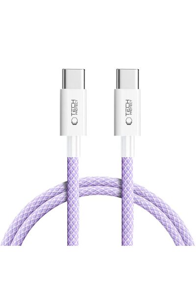 Tech-Protect UltraBoost Lite USB-C Cable, PD 60W, 1m, Purple