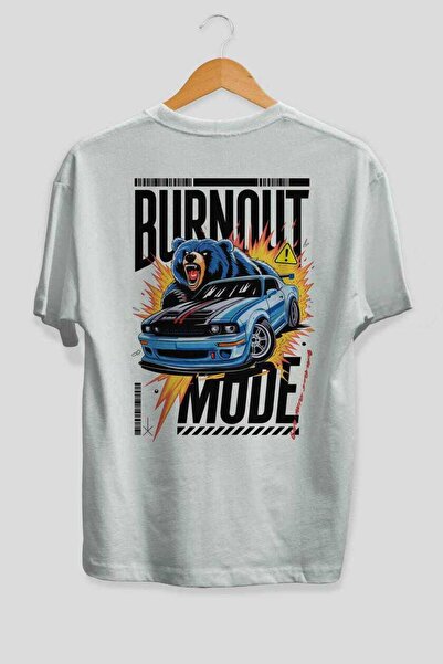 Ankhises Σειρά Car Series (86) Μπλουζάκι με στάμπα στο πίσω μέρος, λευκό, υπε...