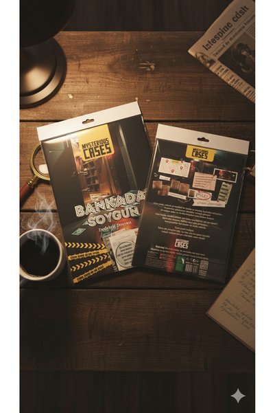 C&On Design Mysterious Cases Dedektiflik Oyunu - Bankada Soygun | Gerçek Kanı...