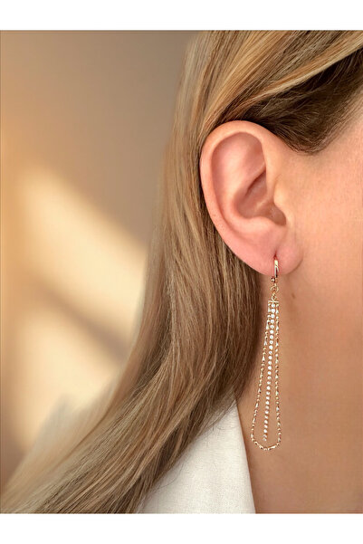 QA Quella Accessories Women's Xuping Fine Zircon Stone Dangle Soft Rose-Gold ...