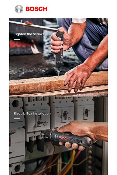 Bosch Profesyonel GO 2 3,6V Li-ion Akülü Tornavida Vidalama Professional Şarjlı Akıllı Matkap