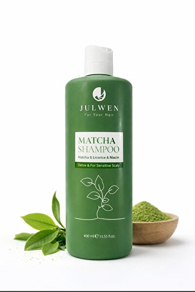 Julwen شامبو ماتشا ديتوكس للشعر الحساس 400 مل - شامبو للشعر والبشرة الحساسة