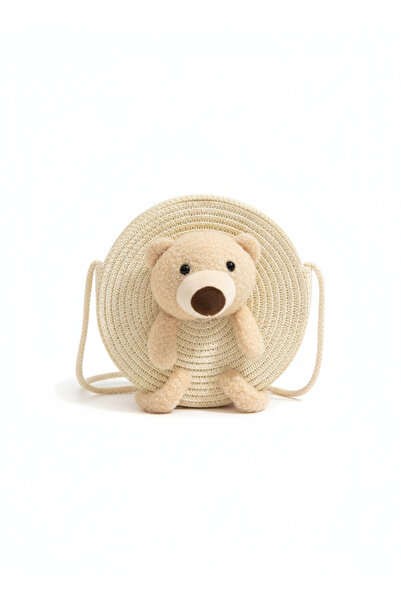 synshop Young Girl's Baby Bag with Straw Strap 23 cm Gift