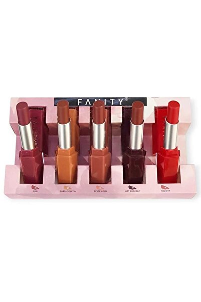 fanity Lip gloss in 5 colors