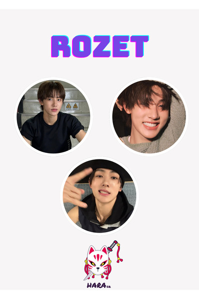 Hara Company Cortis Seonghyeon Rozet Seti (3’LÜ)