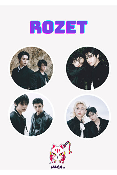 Hara Company Stray Kids Do it Albüm İt versiyon 4’lü Rozet