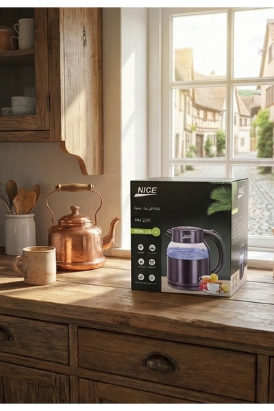 NİCE Luxury glass electric kettle