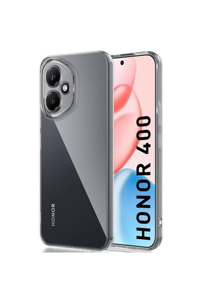 Pazarplus Honor 400 Case Transparent Flexible Silicone Camera Protection Hono...