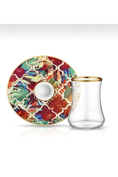 P H Panayır Home Trend 6 Piece Tea Cup Set 170 Cc