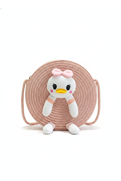 synshop Daisy Duck Cute Girl Duck Curea din paie pentru fetiță, copil, geantă...