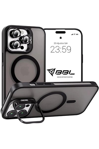 HappyCase iPhone 13 Pro Max Uyumlu Stantlı Kılıf Case Pro Tank Kılıf Lens Kor...